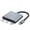 Ash, variant on Type-c To Hdmi Three-in-one Docking Station Game Console Mobile Phone Tablet Laptop Multi-function Docking Station