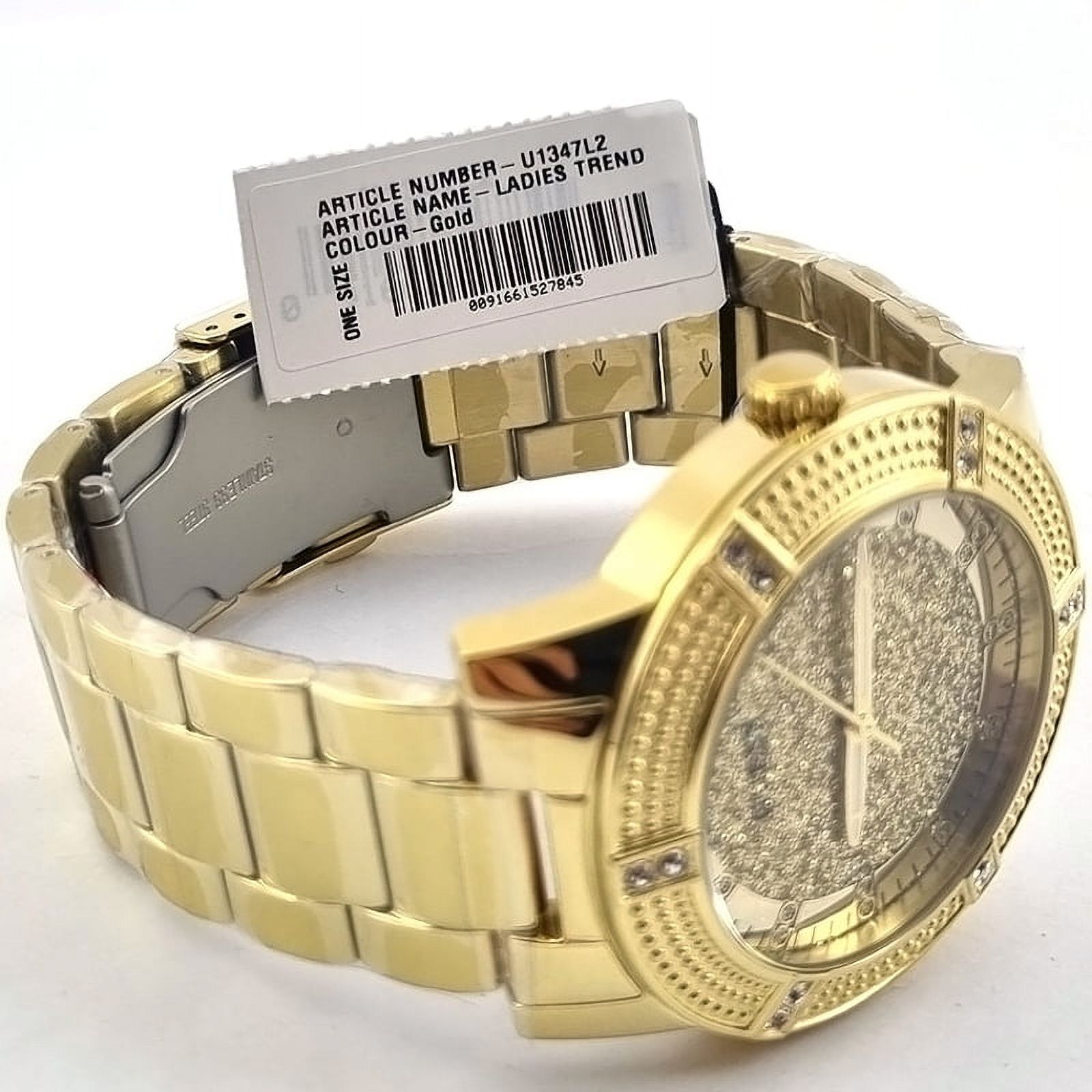 GUESS Gold-Tone Stainless Steal Analog Watch U1347L2 - image 2 of 3