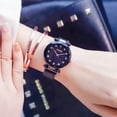 thumbnail image 1 of Women Watch Fashion Minimalist Starry Sky Design Quartz Watch Wrist Watch, 1 of 3