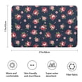thumbnail image 3 of Pioneer Flower Floral Print Pattern Bathroom Rugs Mat, Non Slip Microfiber Bathroom Rug with Rubber Backing, Soft Mats for Bathroom Floor Tub Shower, 17"x27", 3 of 5