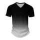 thumbnail image 4 of Summer Men's Popular T-shirt Printed V-neck Short Sleeved T-shirt2XL, 4 of 5
