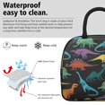 thumbnail image 3 of Womens Colorful Dinosaurs Galaxy Pattern Lunch Box for Work,Insulated Lunch Bag for Women,Loncheras Para Mujer,Leakproof Adult Lunch Bag for Work,Beach,Travel,Picnic,Camping, 3 of 7