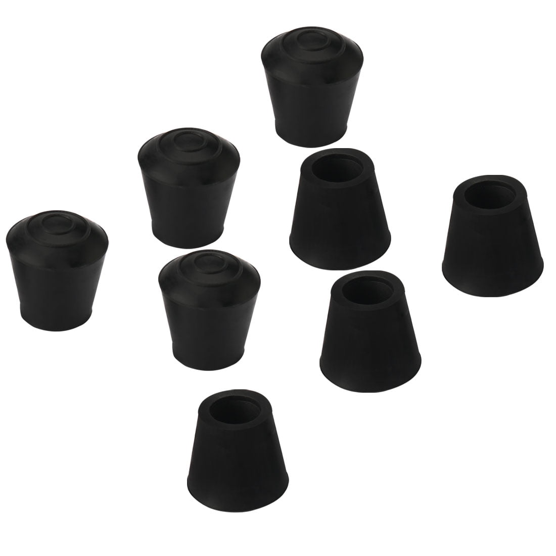 Uxcell Rubber Leg Cap End Tip Furniture Feet Protector 10mm 3/8" Inner Dia 8pcs