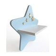 thumbnail image 3 of Repisa Infantil Estrella Pared Mdf Decorativa Habitación Niña Niño Azul/dorad, 3 of 4