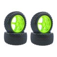 thumbnail image 3 of Paquete de 4 Neumáticos CUTICAT 1/12 1/14 Vehículos Todoterreno 144001 Accesorios Ruedas de orugas RC Verde, 3 of 7