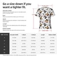 thumbnail image 4 of Bixox Men's French Bulldog3 Printed Short Sleeve Skinny Athletic T-Shirt, 4 of 6