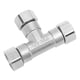 thumbnail image 1 of Adaptador De Conexión De Tubería De Acero Inoxidable, Conector De Manguera En Forma De T De 3, 1 of 7