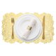 thumbnail image 1 of Uxcell 6Pcs Manteles Rectangulares Dorados, 12"x18" Mats de Cena Metálicos Floral Hueco Antideslizante Lavable para Platos Calientes para Mesas de Comedor Cocina Fiesta Boda, 1 of 7