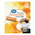 thumbnail image 6 of Great Value 100% Arabica Breakfast Blend Medium Roast Ground Coffee Pods, 33.1 oz, 100 Count, 6 of 8