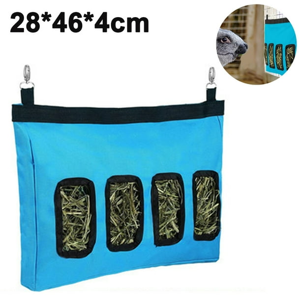 Bolsa de comedero de heno para conejos, almacenamiento de comedero de heno para cobayas, comedero de heno para conejos Xemadio 220903-2