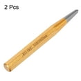 thumbnail image 3 of Uxcell 2pcs Center Punch 4mm(1/6") 100mm Length Metric Non-marring Alloy Steel Cylindrical Alignment Punch Drive Pin Tools for Automotive Watch Repair Jewelry Craft, 3 of 7