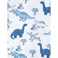 thumbnail image 3 of Wonder Nation Long Sleeve Crew Neck Animal Print Pajamas (Newborn) 1 Pack, 3 of 3