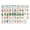 A, variant on American Mahjong Tile Set, 160 Premium Heritage Acrylic 4 Layer Mahjong Tiles, Travel Mahjong Sets Portable, Clear Engraving 1.26" Mahjong