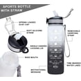 thumbnail image 2 of Water Bottle, Sport Drinks Bottle with Times to Drink & Lock Cover, 2 of 4