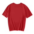 thumbnail image 4 of Elvqul Tops for Women Under $10 Comfortable Casual Red Blouses Short Sleeve Crew Neck Tees Bow Print Cotton Pullover Tops, 4 of 4