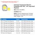 thumbnail image 2 of Automatic Transmission Filter Kit - Compatible with 1984 - 1991 Jeep Grand Wagoneer 1985 1986 1987 1988 1989 1990, 2 of 2