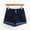 Navy, variant on IDALL Jean Shorts Shorts for Women Women Low Waisted Washed Solid Short Mini Jeans Denim Pants Shorts Denim Shorts Jorts Women Blue M