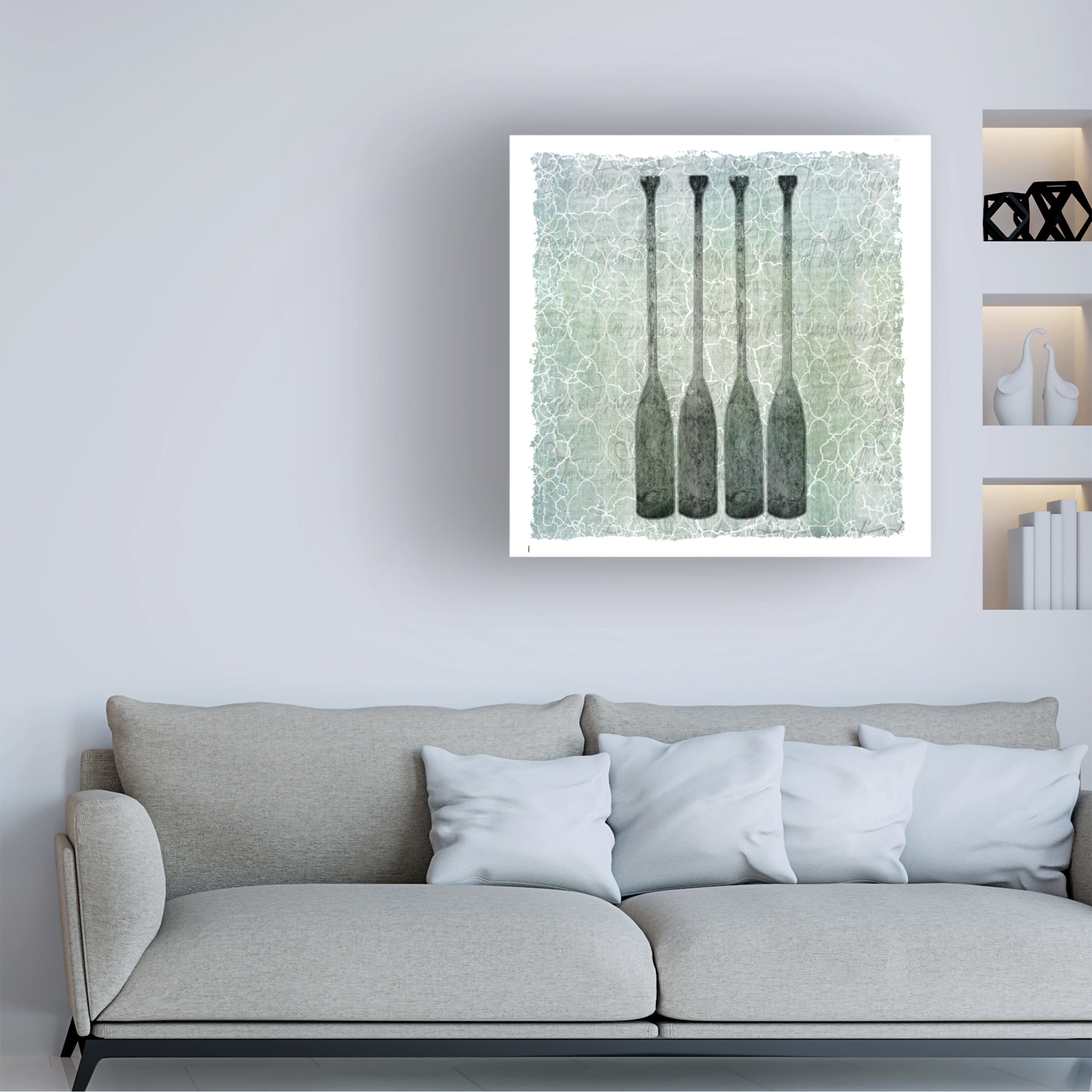 LightBoxJournal 'Life Is Better At The Lake Oars' Canvas Art