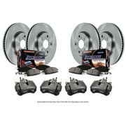 Power Stop KCOE4080 Autospecialty Brake Kit W/Calipers -Front & Rear