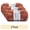 Burnt Orange, variant on (3 pack) Textured Twist Yarn by Loops & Threads - Yarn for Knitting - Crochet - Weaving - and Arts & Crafts - Multi - Acrylic Blend - 6 oz