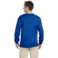 thumbnail image 2 of The Gildan Adult Ultra Cotton 6 oz Long Sleeve T-Shirt - ROYAL - 4XL, 2 of 2