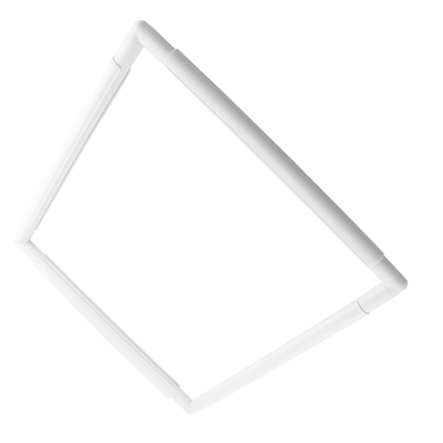 Universal Plastic Frame, Polypropylene Mount with Secure Clamps for Embroidery Cross Stitch Quilting Needlepoint Silk Painting
