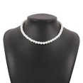2023 Trend Wedding Party Jewelry Big Pearl Choker Necklace For Women