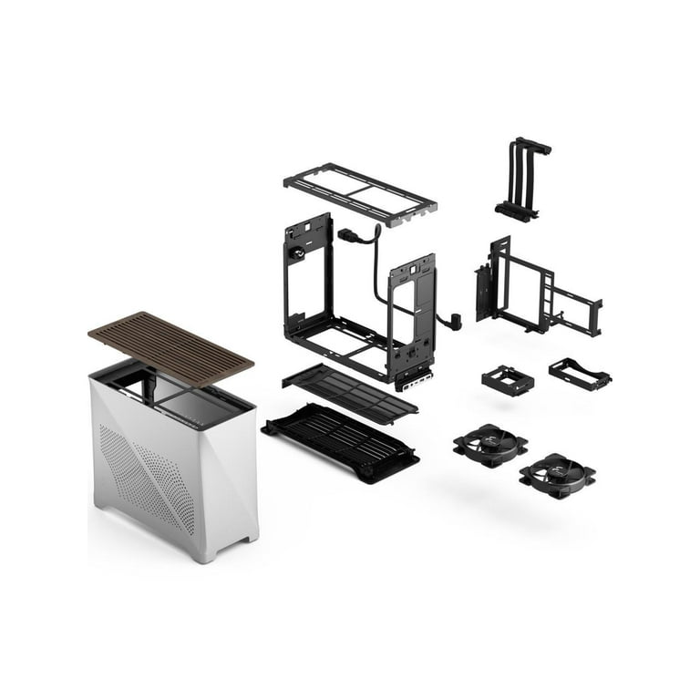 Fractal Design Era 2 Silver Anodized Aluminum/Steel Mini-ITX