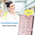 thumbnail image 5 of for Samsung Galaxy A04e Wallet Case, Cute Cat Dog Cartoon Style with Card Slots Holder PU Leather Flip Phone Cover Case for Samsung Galaxy A04e /Galaxy F04 /Galaxy M04 MG Rose Gold, 5 of 18