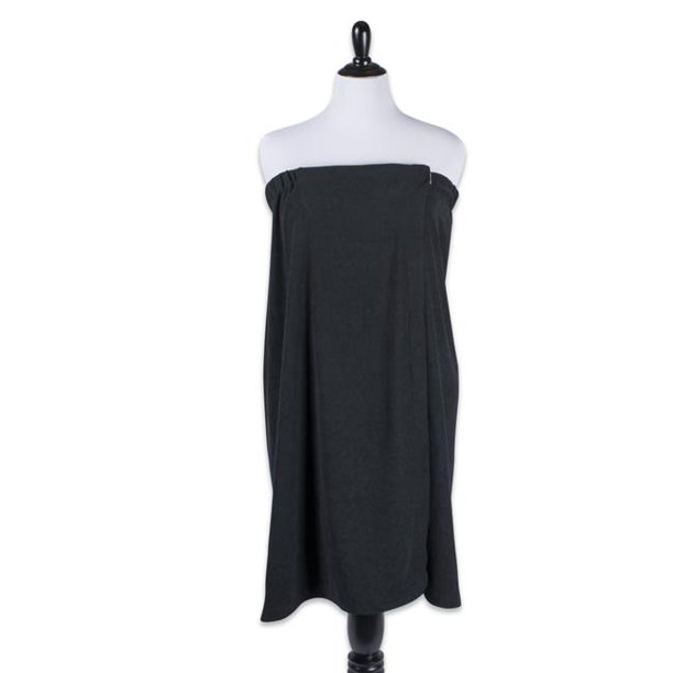 Black Shower Wrap Plus Size Womens
