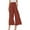 Red, variant on SNKSDGM Women's Plus Pants for Women Trendy Joggers White Linen Pants Women Short Womens Wide Leg Palazzo Pants High Waisted Pant Pleated Loose Fit Smocked Casual Trousers