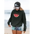 thumbnail image 2 of Buon Ferragosto Watercolor Melon Hoodie Women -Image by Shutterstock, Female Medium, 2 of 4