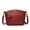 Red, variant on Women's Genuine Leather Crossbody Purse Multi-Zipper Bucket Bag Lightweight Casual Shoulder Bag for Everyday & Travel