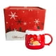 thumbnail image 1 of Taza de café de Navidad Bebidas Taza de té y tapa Taza de cerámica de Navidad decorativa de 430 ml para oficina Cocina Fiesta de Acción de , BLESIY Taza de café, 1 of 8