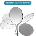thumbnail image 3 of Telescoping Inspection Mirror, Circular Inspection Mirror, Flexible Inspection Mirror 360 Rotation with Extended Handle Round Inspection Mirrors for Checking Vehicle Condition(Dia-4 Inch), 3 of 7