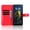 Red, variant on Wallet Case for TCL NxtPaper 70 Pro 5G with Card Holder, PU Leather Flip Phone Case with Kickstand Magnetic Closure Wrist Strap Red