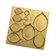 thumbnail image 4 of Plantillas de relieve para modelos de arcilla en miniatura, formas de plantas, troqueles de corte DIY B, 4 of 9