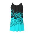 thumbnail image 6 of Midsumdr Dresses for Women 2025 Summer Fashion Round Neck Sleeveless Loose Dresses Temperament Boho Gradient Tie Dyed Beach Dress, 6 of 6