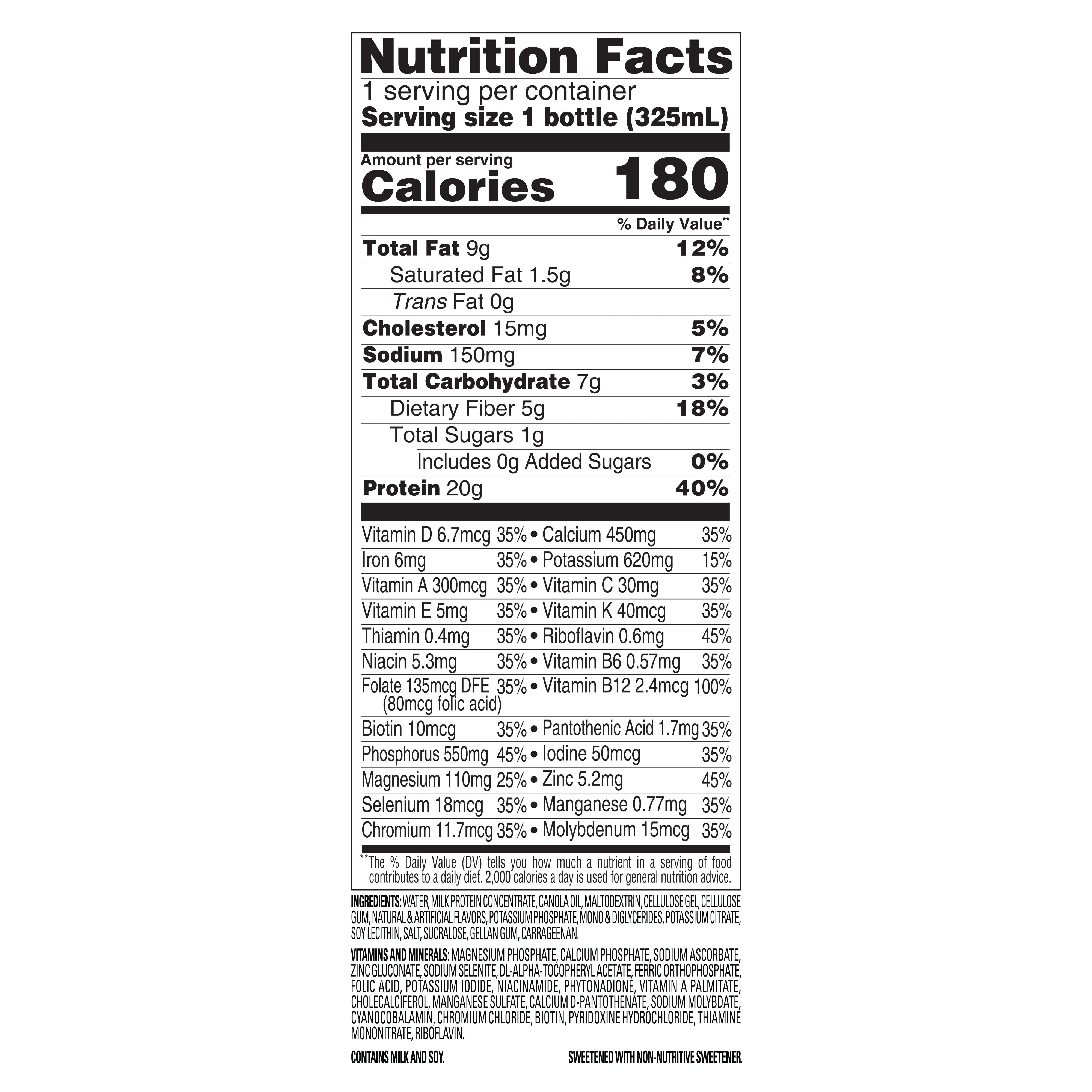 SlimFast High Protein Shake Meal Replacement Shake, Vanilla Cream, 11 Fl Oz Bottle, 8 Pack