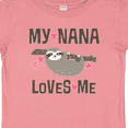 thumbnail image 4 of Inktastic My Nana Loves Me Sloth Girls Baby T-Shirt, 4 of 5