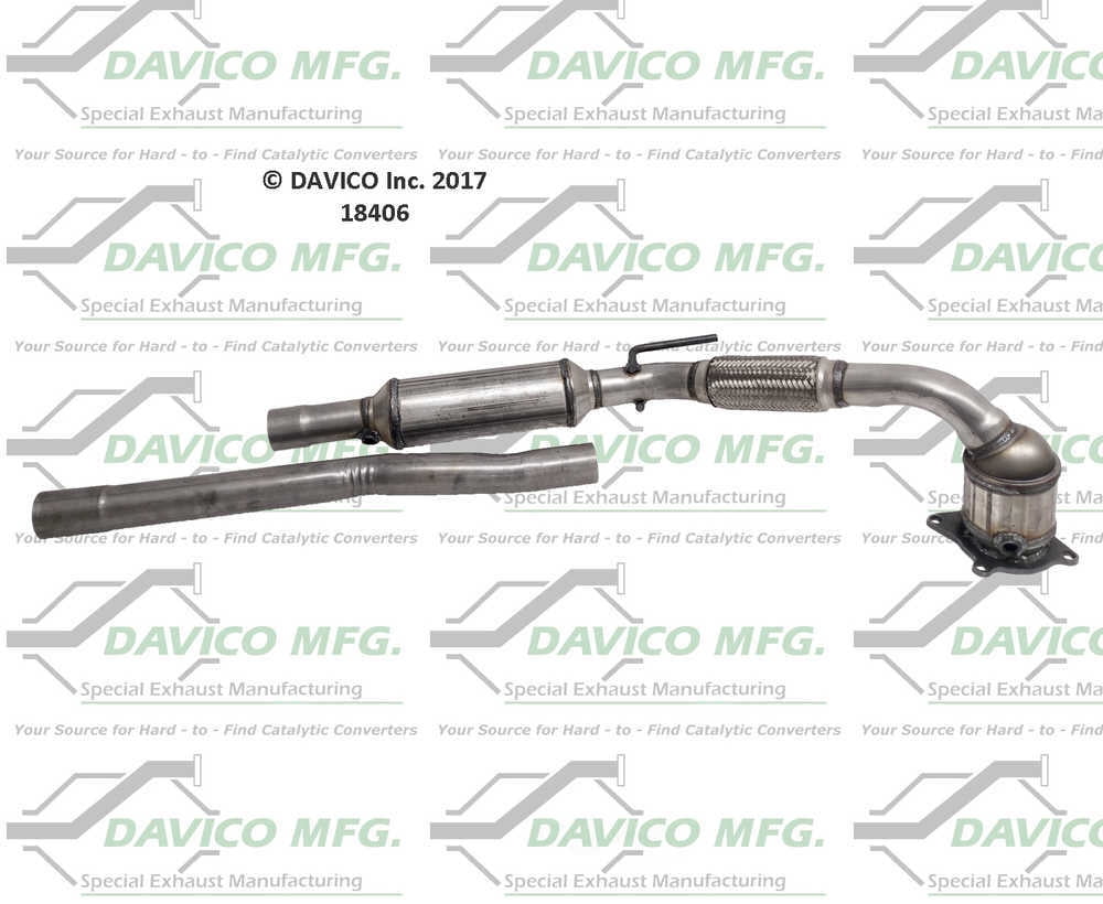 Davico Mfg 18406 Direct-Fit Catalytic Converter