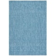 thumbnail image 2 of SAFAVIEH Courtyard Evander Geometric Indoor/Outdoor Area Rug, Aqua/Navy, 8' x 10', 2 of 13