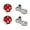 6mm Red, variant on 14G Diamond Tops Dermal Anchor Tops and Base Surgical Steel CZ Crystal Internally Threaded Micro Microdermals Body Piercings Studs Dermal Piercings Punk Body Jewelry Gifts for Women Girls Men