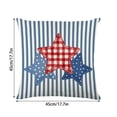 thumbnail image 3 of 17.7x17.7in Pillow Covers Independence Day Throw Pillow Cases For Home Decoration, 3 of 7