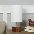 Better Homes & Gardens Woodgrain Touch Table Lamp, Walnut Color Base ...