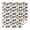 Eagle Realistic White, variant on 70x70 Inch Square Tablecloth, Thick & Durable, Washable, Fits Square or Round Table, Party, Wedding, Buffet,Eagle Realistic White Pattern