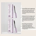 thumbnail image 6 of Feledorashia Brown Waterproof Mascara, Lashes Extension Mascara Volume and Length, Long Lasting Smudge-proof, No Clumping, Curling, Tube Mascara Makeup for Women Short/Long Lash, 6 of 8