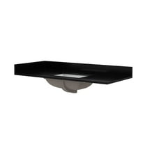 Craft   Main Qz49228r 49" Quartz Vanity Top - Black Galaxy