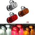 thumbnail image 2 of 2 uds., luces led de posición lateral duraderas para remolques, camiones, caravanas, luces de posición laterales, lámpara led, camión, ámbar, rojo, blanco, 2 of 5