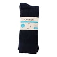 thumbnail image 1 of Calcetín Escolar George para Niño Diseño Liso Azul 3 Pares Talla 10-13, 1 of 4